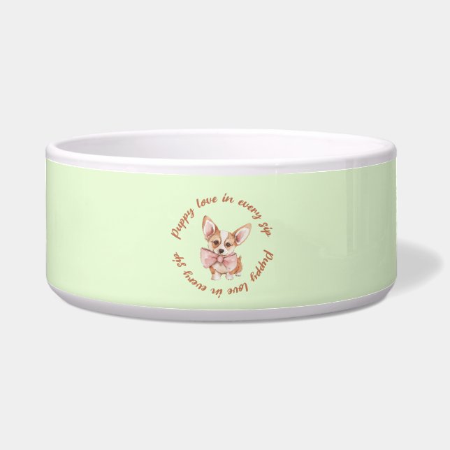 Écuelle pet bowl | Cute Dog Lover  (Devant)