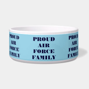 Écuelle Pet Bowl Fier Force aérienne famille