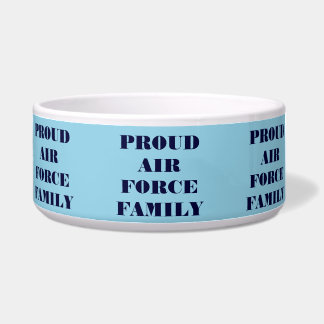Écuelle Pet Bowl Fier Force aérienne famille