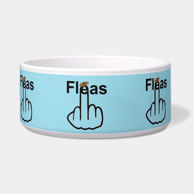 Écuelle Pet Bowl Fleas Flip (Gauche)