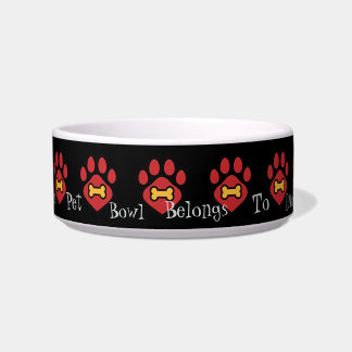 Écuelle Pet Bowl Medium Animal Paw