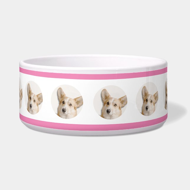 Écuelle Photo Dog Bowl - Custom made with Image (Devant)