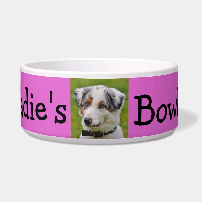 Écuelle Photo Dog Bowl personnalisé (Devant)