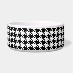 Écuelle Pied de fond noir et blanc