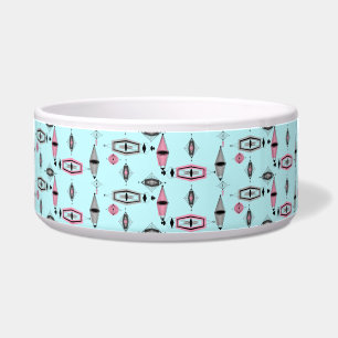 Écuelle Pink & Grey Motif en céramique atomique poêle Bo