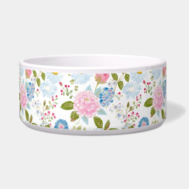 Écuelle Pink Peonies Pattern  (Devant)