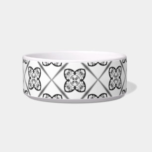 Écuelle Plaque de diamant Abstraite pour chat ou chien pou