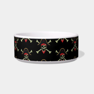 Écuelle Plat d'animal familier de pirate