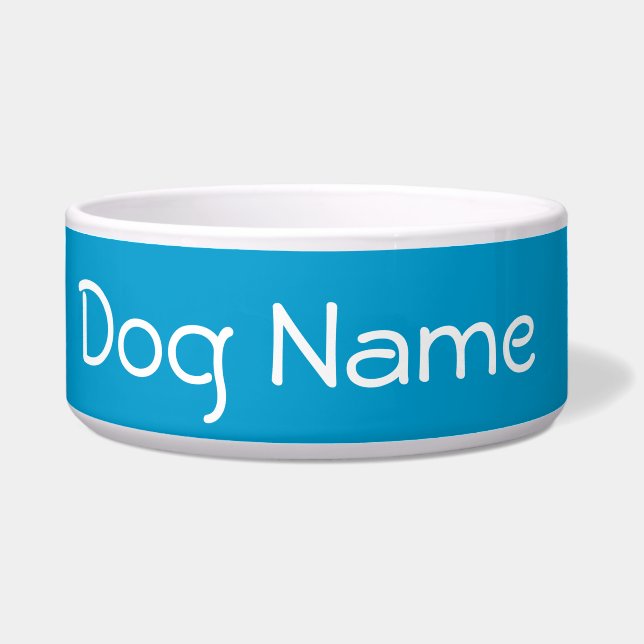 Écuelle Plat personnalisé de chien (Devant)
