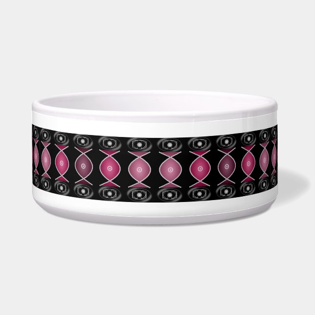 Écuelle Plum Royale Pet Chien Chat Bol en Céramique Large  (Devant)