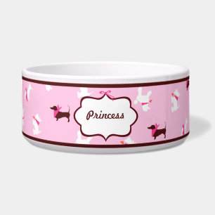 Écuelle Poches en Boutique rose Personnalisé