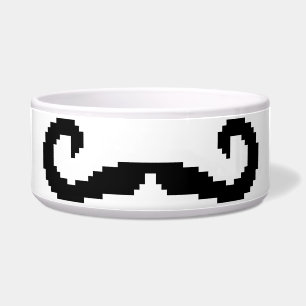 Écuelle Poignée de 8 bits Pixel Moustache