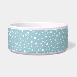 Écuelle Points Dalmatiens Bleus, Points Dalmatiens, Impres