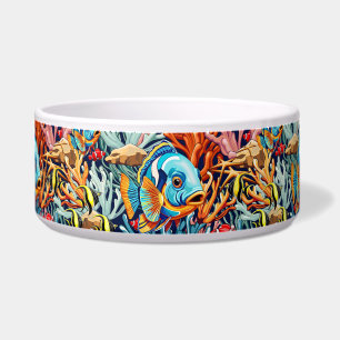 Écuelle Poissons Tropicaux Vibrations Colorées d'Été