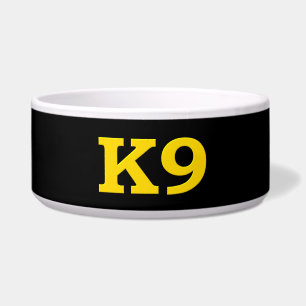 Écuelle Police K9 - Bol mince en ligne bleue