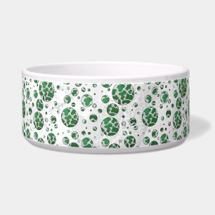 Écuelle Polis Dot Vache vert et blanc Impression