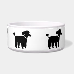 Écuelle Poodles noirs