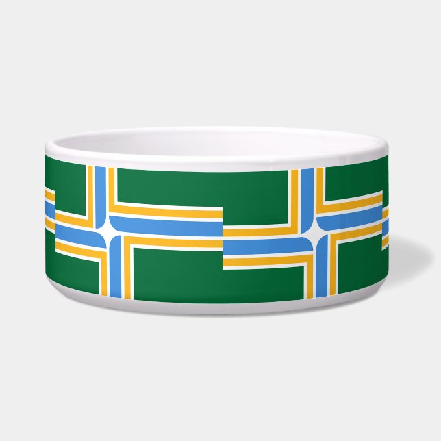 Écuelle Portland Drapeau pour animaux domestiques (Devant)