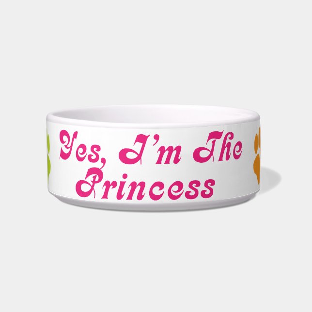 Écuelle Princesse Attitude Pet Dish Gift (Devant)