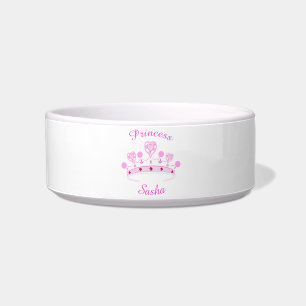 Écuelle Princesse Couronne personnalisée