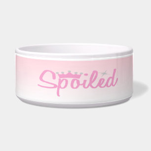 Écuelle Princesse rose Spoiled Dog Bowl