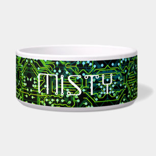 Écuelle Processus de routage Geek électronique Abstrait ve