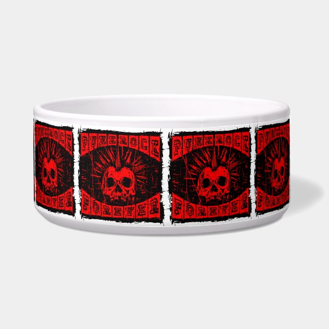 Écuelle punk rock pour toujours (Devant)