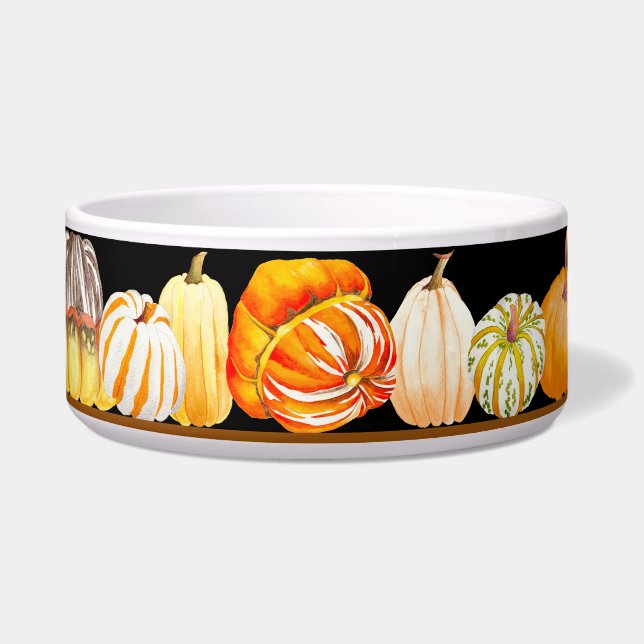 Écuelle Récolte citrouille sur un bol de salade (Devant)