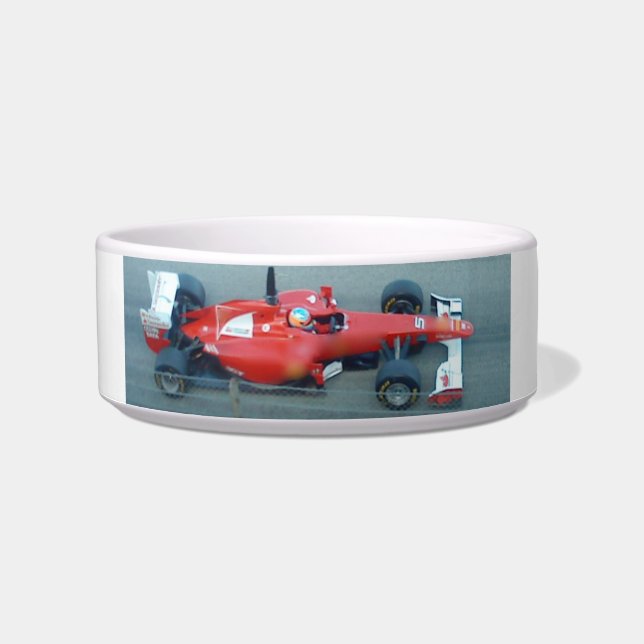 Écuelle Red Racing Car Pet Bowl (Devant)