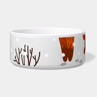 Écuelle Renards d'hiver Bunny Motif sans couture