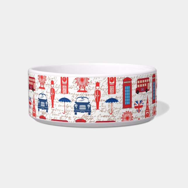 Écuelle Rencontrez-moi à London Pet Bowl (Droite)