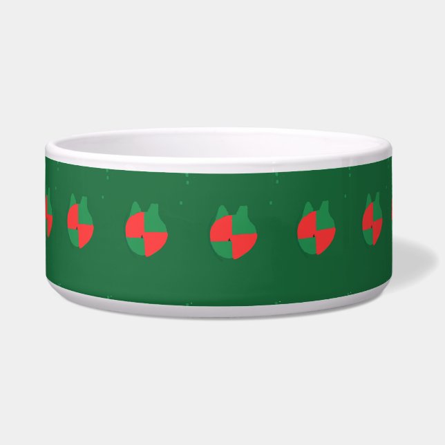 Écuelle Résumé vert rouge (Devant)