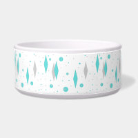 Rétro diamant de turquoise et cuvette d'animal
