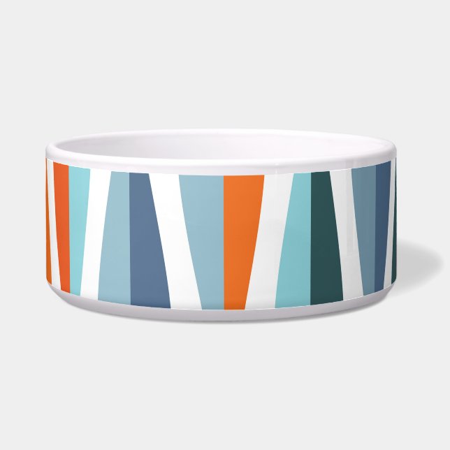 Écuelle Rétro du milieu du siècle, goutte forme motif. (Devant)