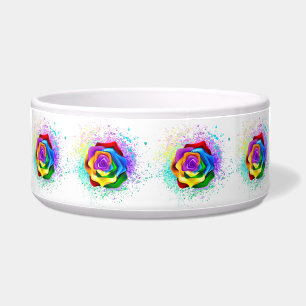 Écuelle Rose arc-en-ciel coloré