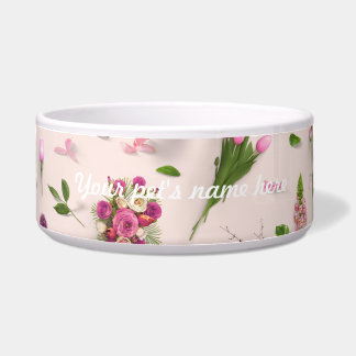 Écuelle Rose dispersé de fleurs