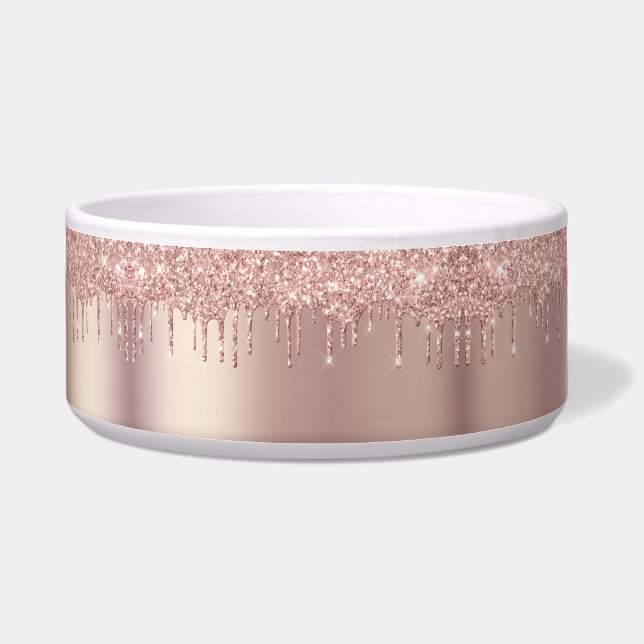 Écuelle Rose Gold Parties scintillant animaux Bowl (Devant)