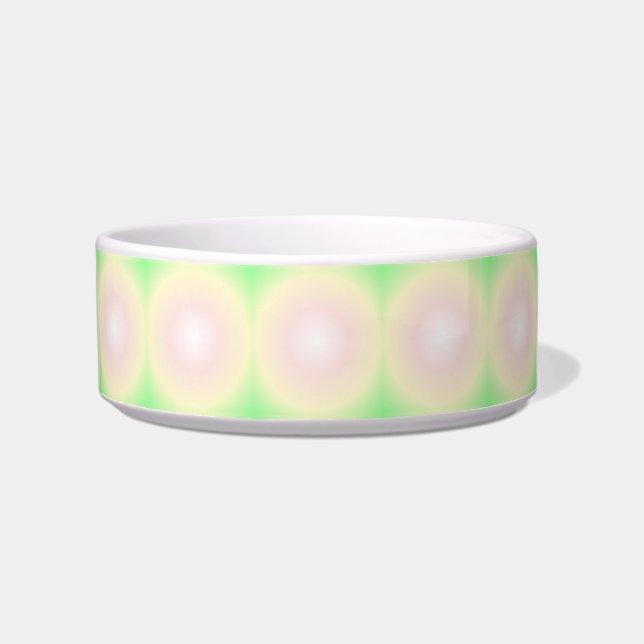 Écuelle Rose vert pâle Blanc 3D Optique Motif dégradé (Devant)