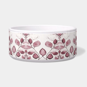 Écuelle Rouge moderne Feuille céramique poêle Bowl