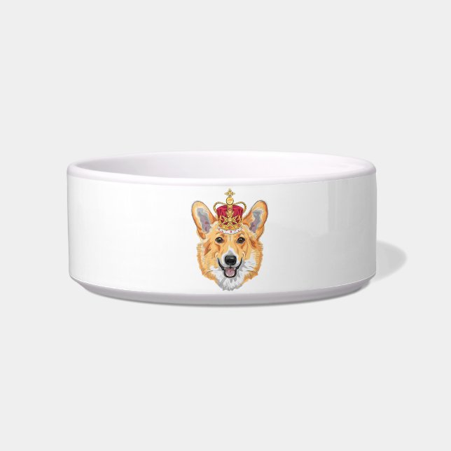 Écuelle Royal Smiling Corgi Chien Bowl (Devant)