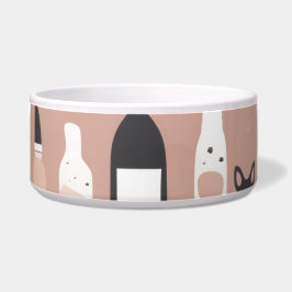 Écuelle Scandinavian Valentine’s Dog Bowl – Nordic Hearts