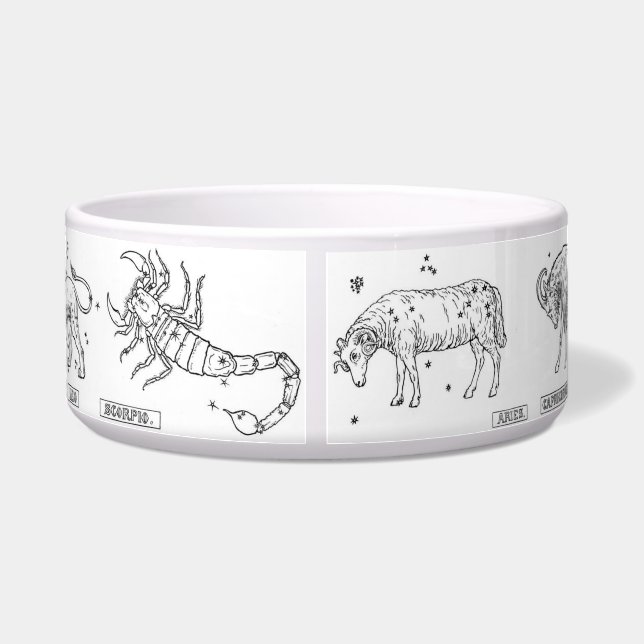 Écuelle Signes astrologiques Pet Bowl (Dos)