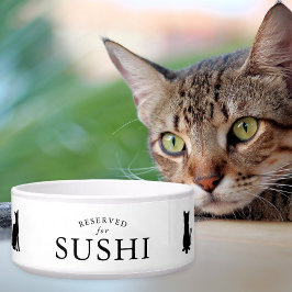 Écuelle Simple Reserved for Custom Cat