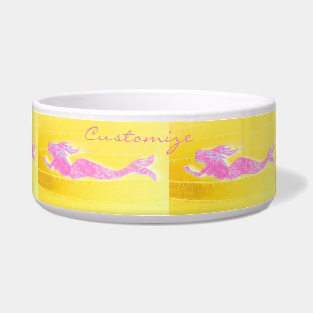 Écuelle sirène rose (Devant)