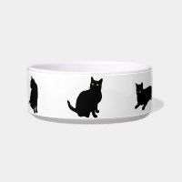 Six chats noirs votre nom d'animaux familiers