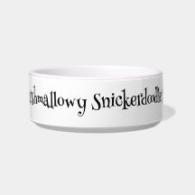 SnuggleNamesGifts Custom Pet Bowl - Moyen