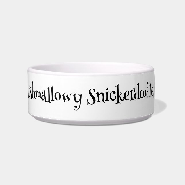 Écuelle SnuggleNamesGifts Custom Pet Bowl - Moyen (Devant)