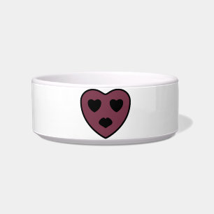 Écuelle Sortie visage coeur