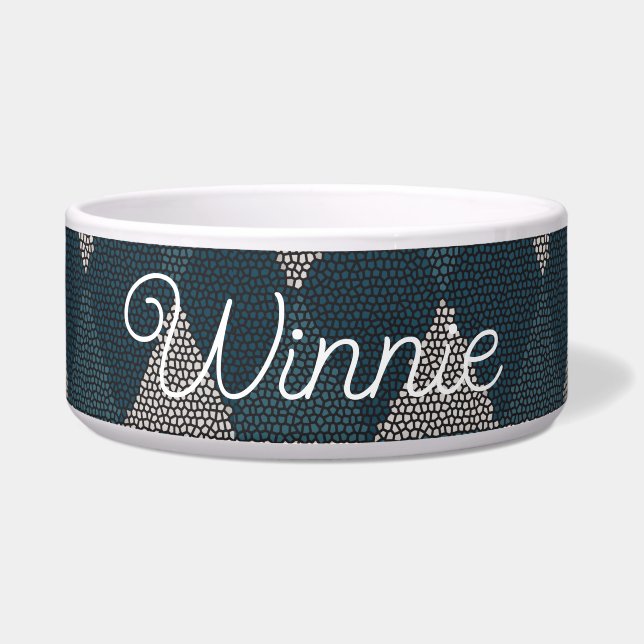 Écuelle Stained Glass Blue Diamond (Devant)