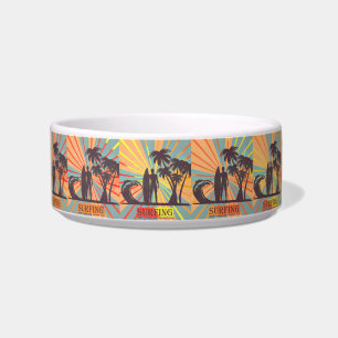 Écuelle Surfer Dude Pet Bowl
